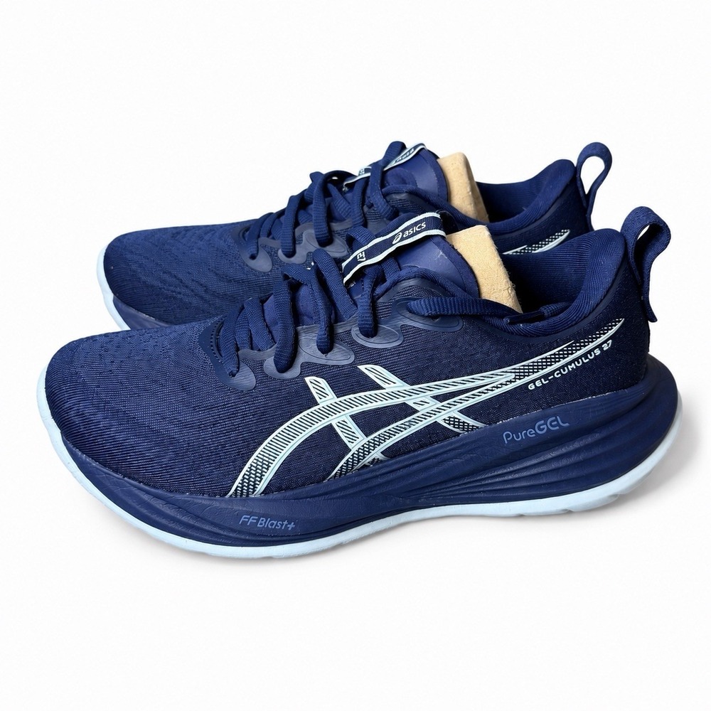 ASICS Gel-Cumulus 27 Indigo Blue Cool Grey 1012B772 Women's 7.5 Running Shoes